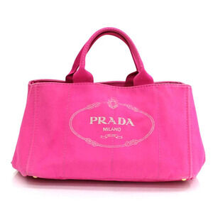Prada Canapa Tote Pink Handbag